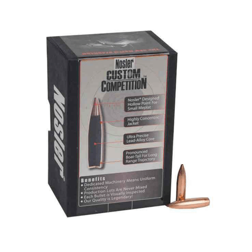 Nosler Custom Competition 22 Caliber 52 Grain HPBT Bullet
