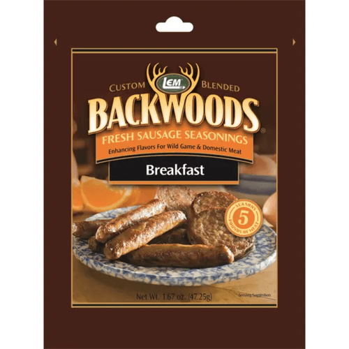 LEM Products Breakfast Sausage 1.67oz Boxed (for 5lbs)