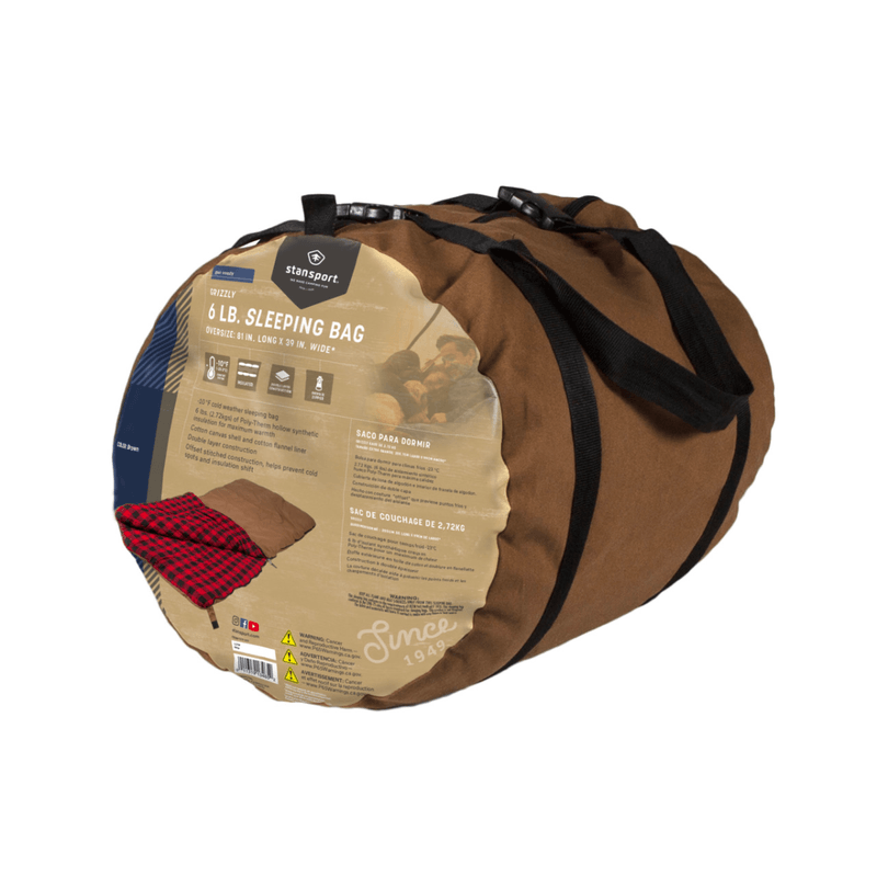 Stansport 6 Lbs Grizzly Sleeping Bag - Als.com