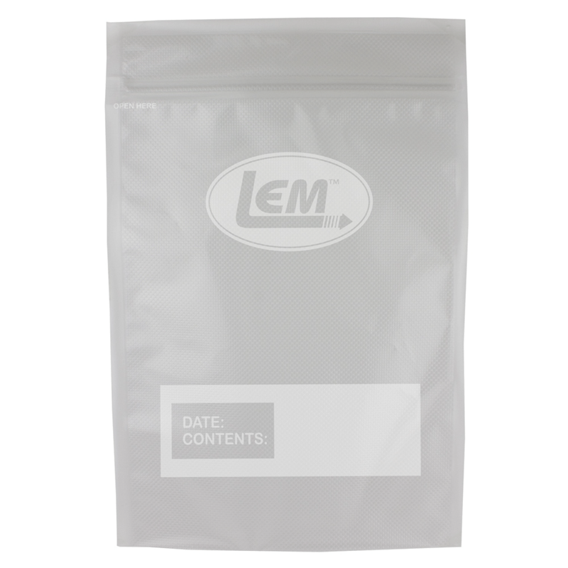 Lem Zipper Top Vacuum Bags - 8 x 12 Quart Size