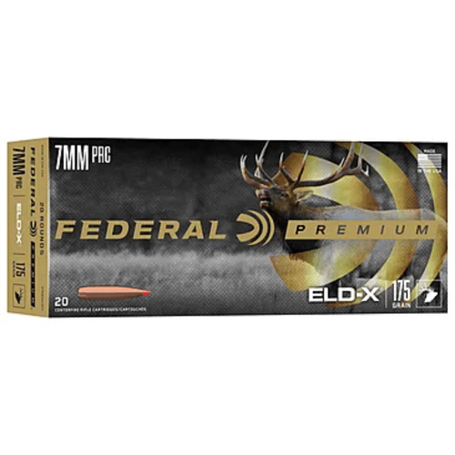 Federal Premium ELD-X 7mm PRC 175 Grain ELD-X Ammunition 20 Rounds