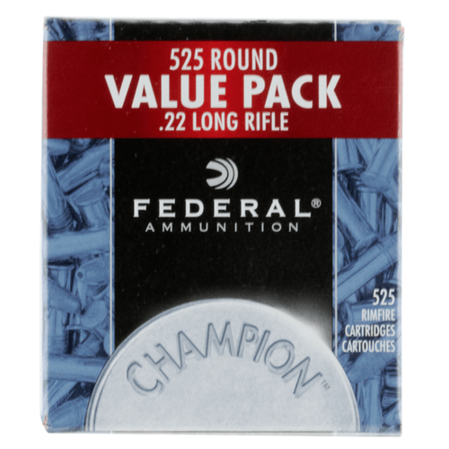 Federal Champion Training 22 Long Rifle 36 Grain CPHP Ammunition 525 Rounds