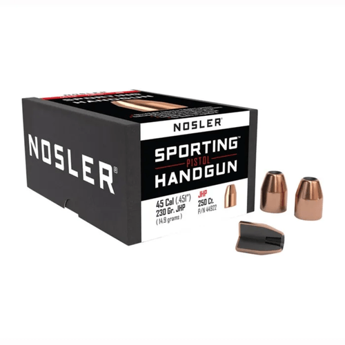 Nosler Sporting Handgun Pistol Ammo