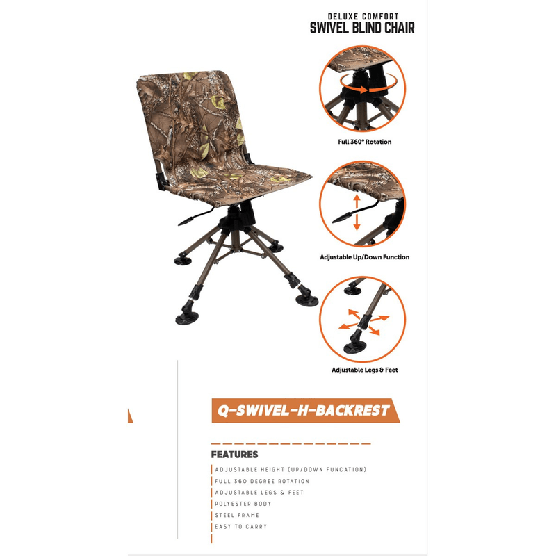 World famous swivel blind chair discount