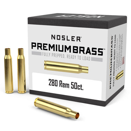 Nosler .280 Rem Premium Brass (50 Count)