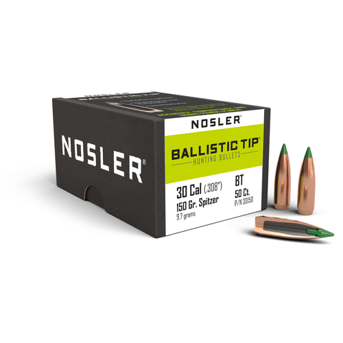 Nosler Ballistic Tip 308 150 Grain SP Bullet
