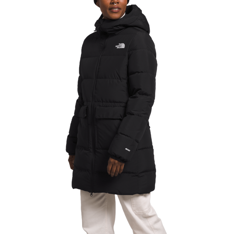 North face gotham shop parka womens black