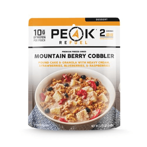 Peak Refuel Food Mountain Berry Cobler