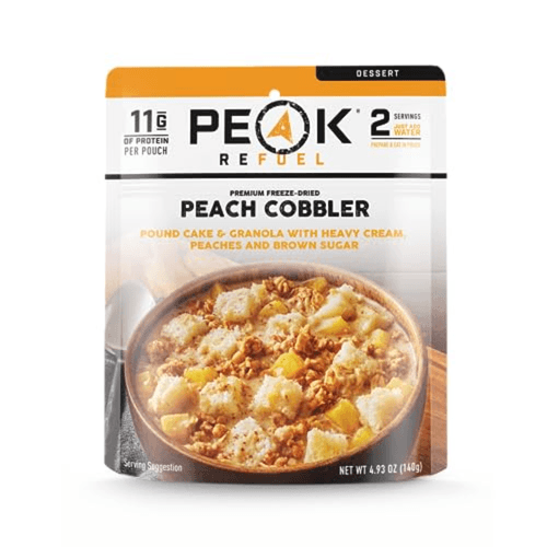 Peak Refuel Food Peach Cobbler