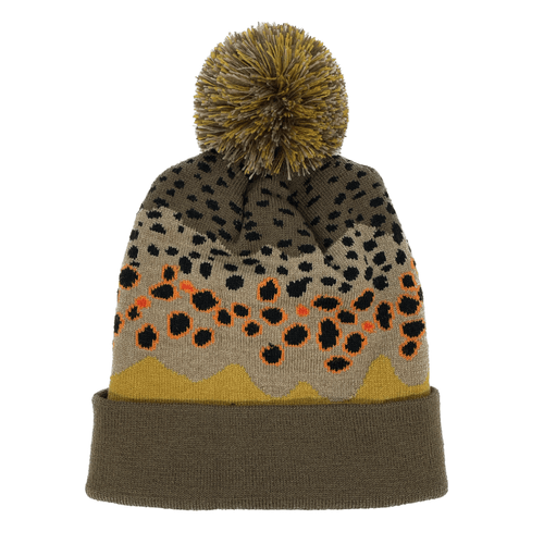 Rep Your Water Brown Trout Skin Knit Beanie