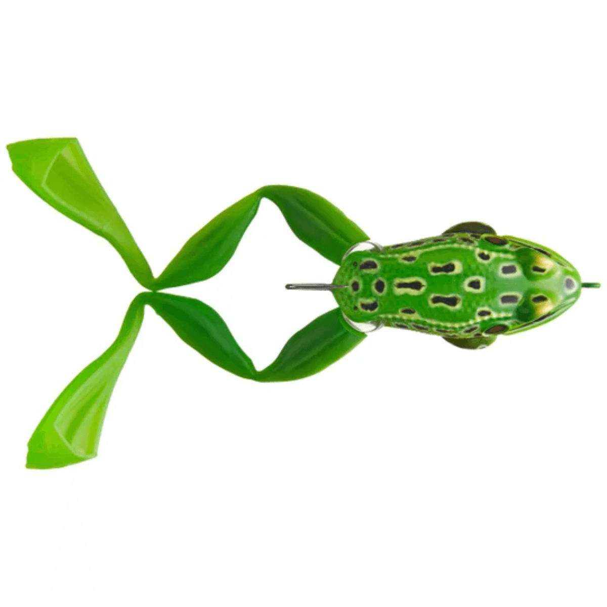LiveTarget Ultimate Finesse Frog - 2' - Green/Yellow