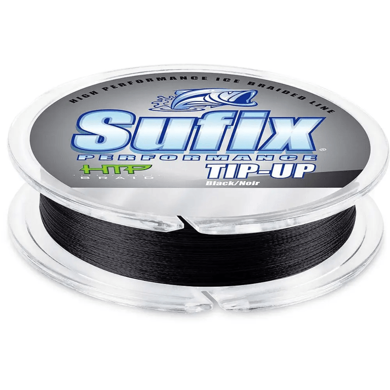 Sufix Performance Tip-Up Ice Braid - Black - 15 lb.