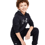 Under Armour Rival Fleece Big Logo Print Fill Hoodie - Boys' - Als.com