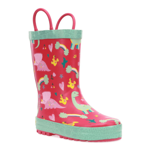 Western Chief Dazzle Dinos Rain Boot - Girls'