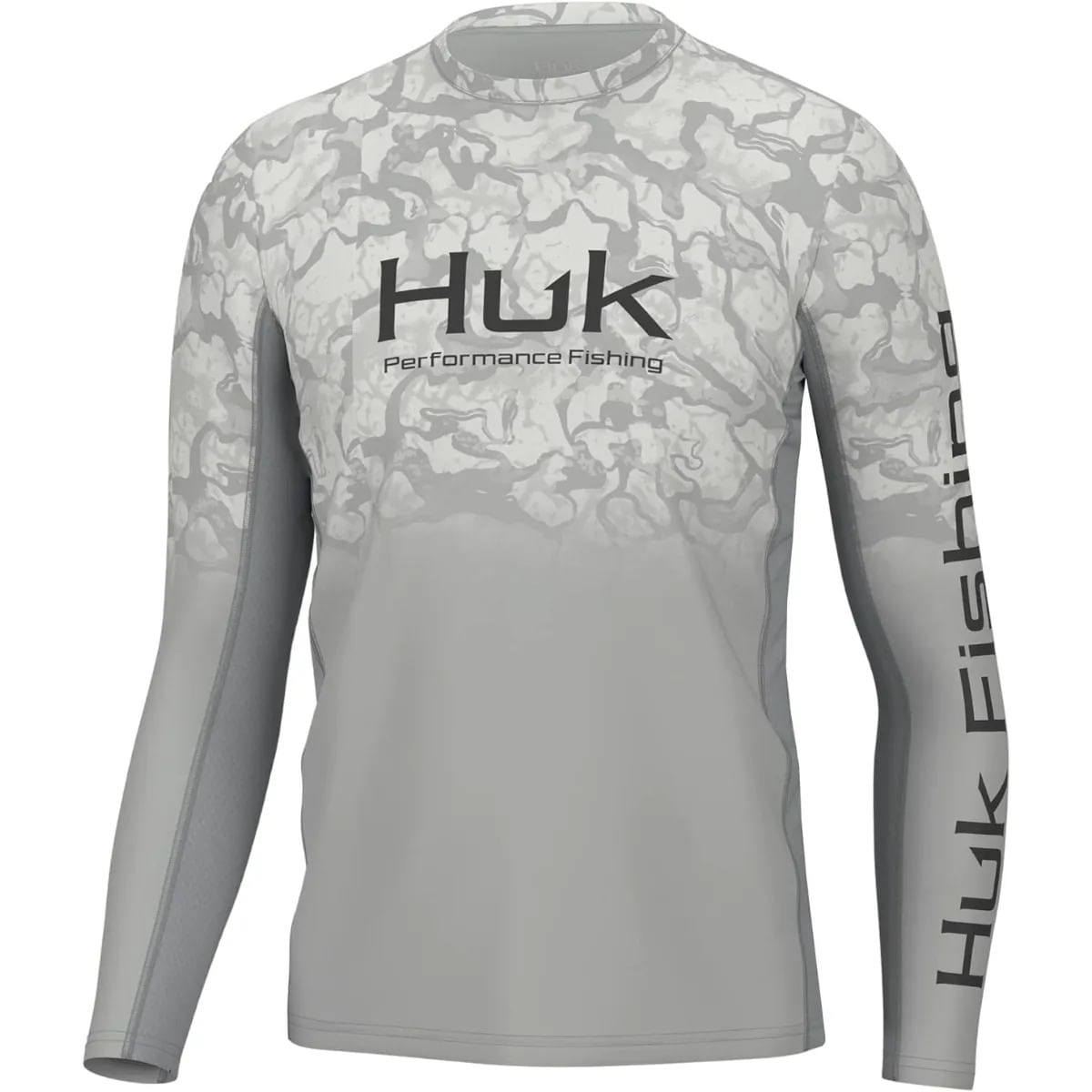 Huk Men's Icon X Inside Reef Fade Long Sleeve Fishing Shirt