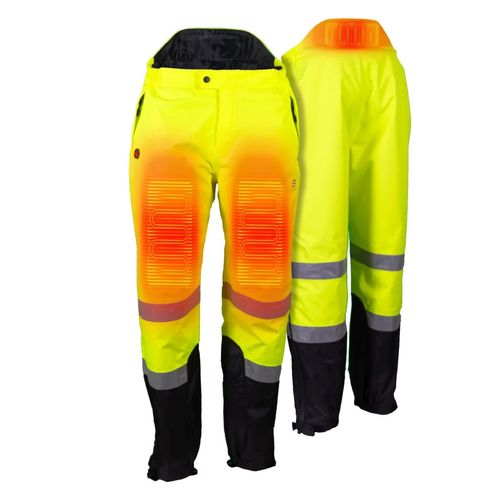 Mobile Warming 7.4v Hi-Vis Heated Rain Pant - Men's