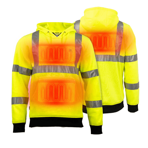 Mobile Warming HI-Vis Pullover Hoodie - Men's