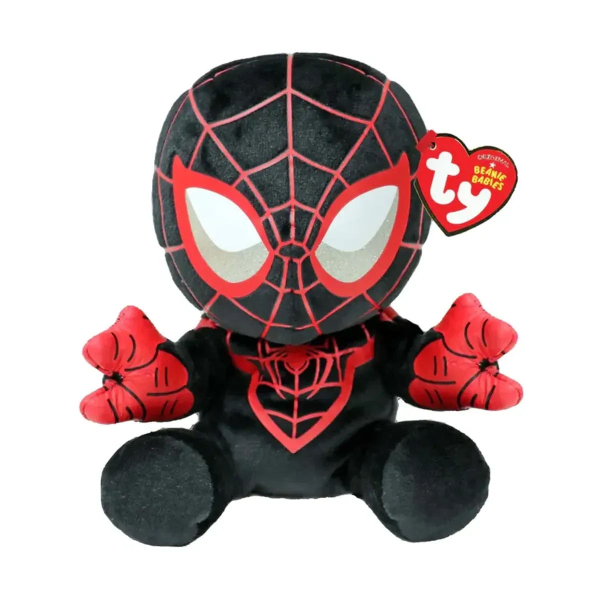 Ty Miles Morales Spiderman Beanie Baby Plush Als