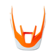 NWEB---FOX-V3-RS-HELMET-VISOR---EFEKT-Flo-Orange-S/M.jpg