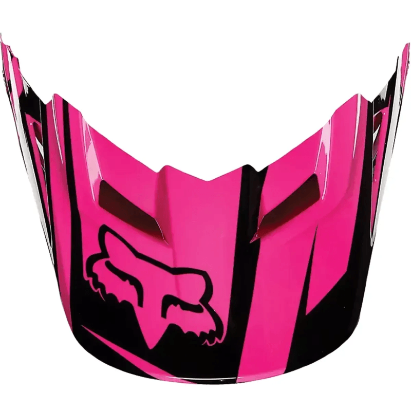 Fox Racing V1 Costa Helmet Replacement Visor/Peak Black/Pink XL/2XL