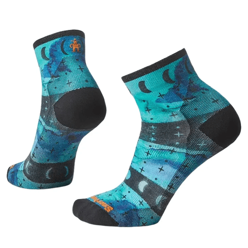 Smartwool Bike Zero Cushion Celestial Print Ankle Sock