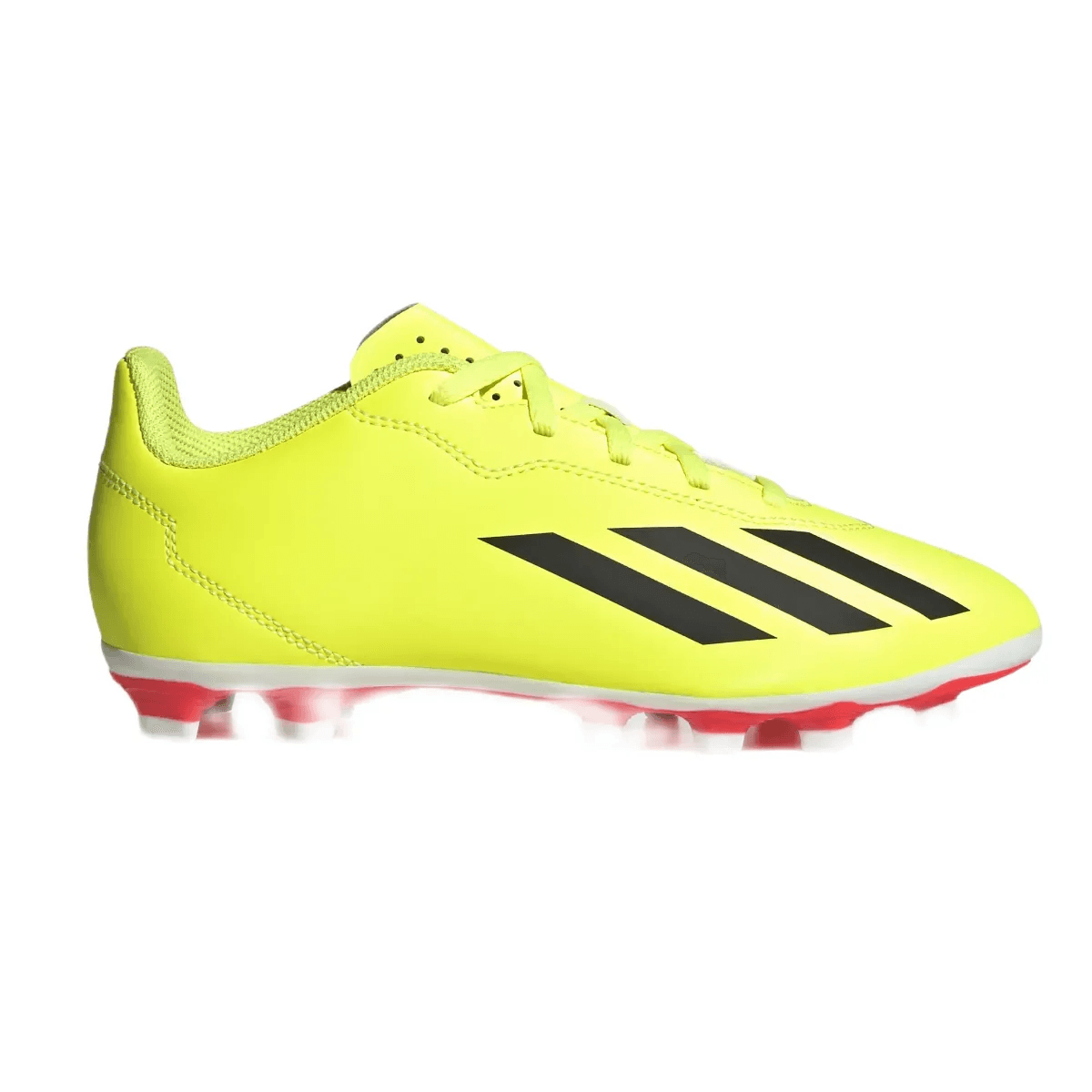 Adidas x Crazyfast Club FxG Junior Flex Ground Soccer Cleat Solar Yellow Core Black White Size 6