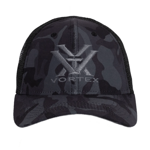 Vortex Optics Logo Black Camo Hat