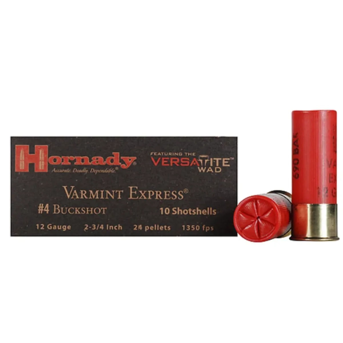 Hornady Varmint Express 12 Gauge 4 Shot 2.75