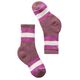Smartwool Hike Full Cushion Striped Crew Sock - Youth - Argyle Purple.jpg