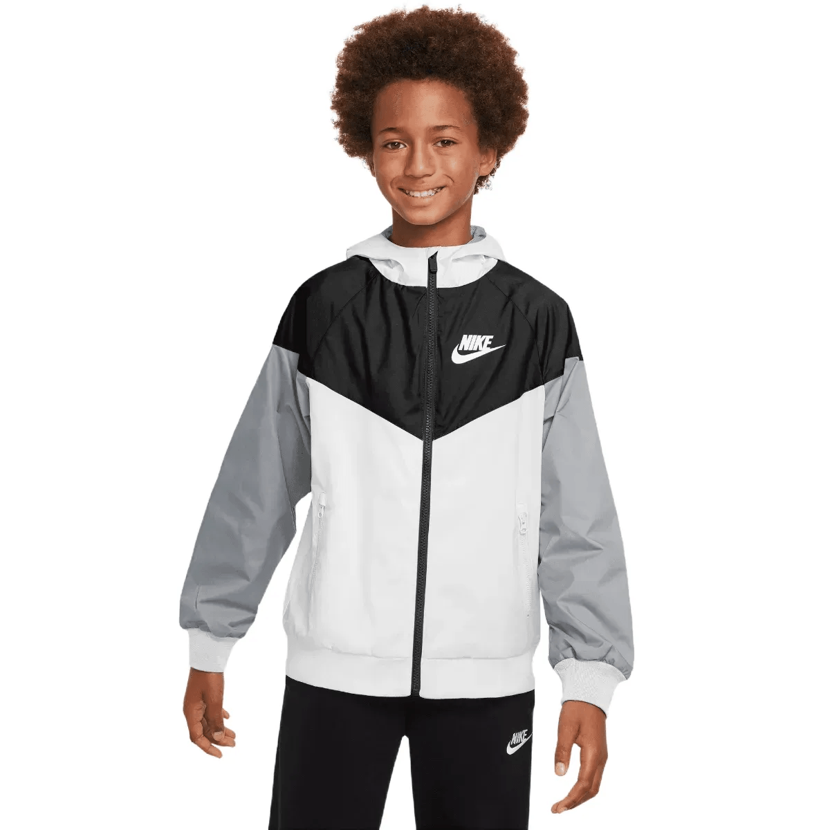 White nike windbreaker on sale boys