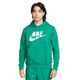 Nike Club Fleece Graphic Pullover Hoodie - Men's - Malachite / Malachite / White.jpg