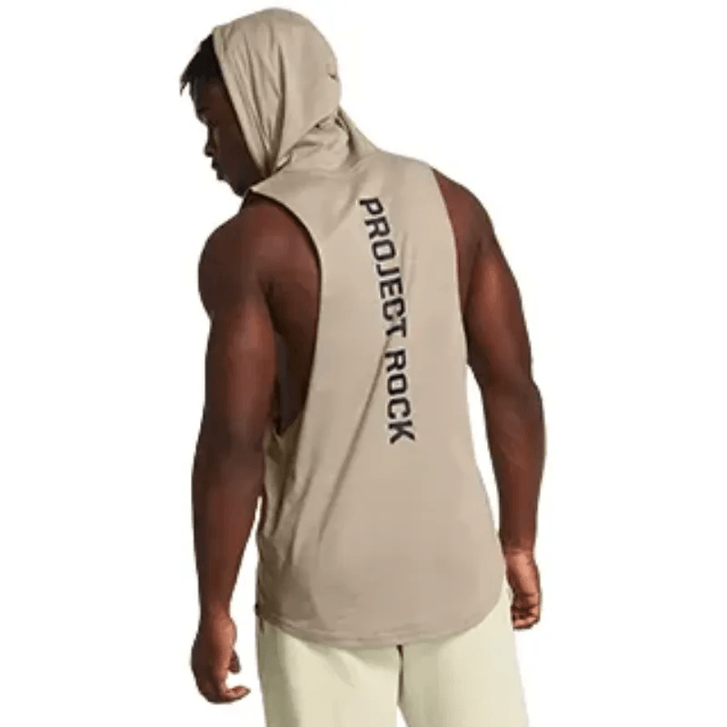 Under Armour Project Rock Bsr Bull Sleeveless Hoodie - Men's 