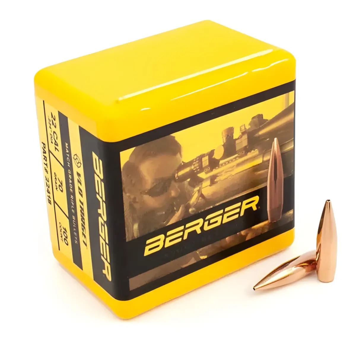 Berger Bullets VLD Target .22 Cal Bullet - Als.com