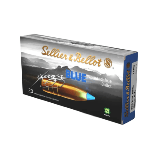 Sellier & Bellot eXergy Blue 300 Winchester Magnum 180 Grain TRXG Ammunition 20 Rounds