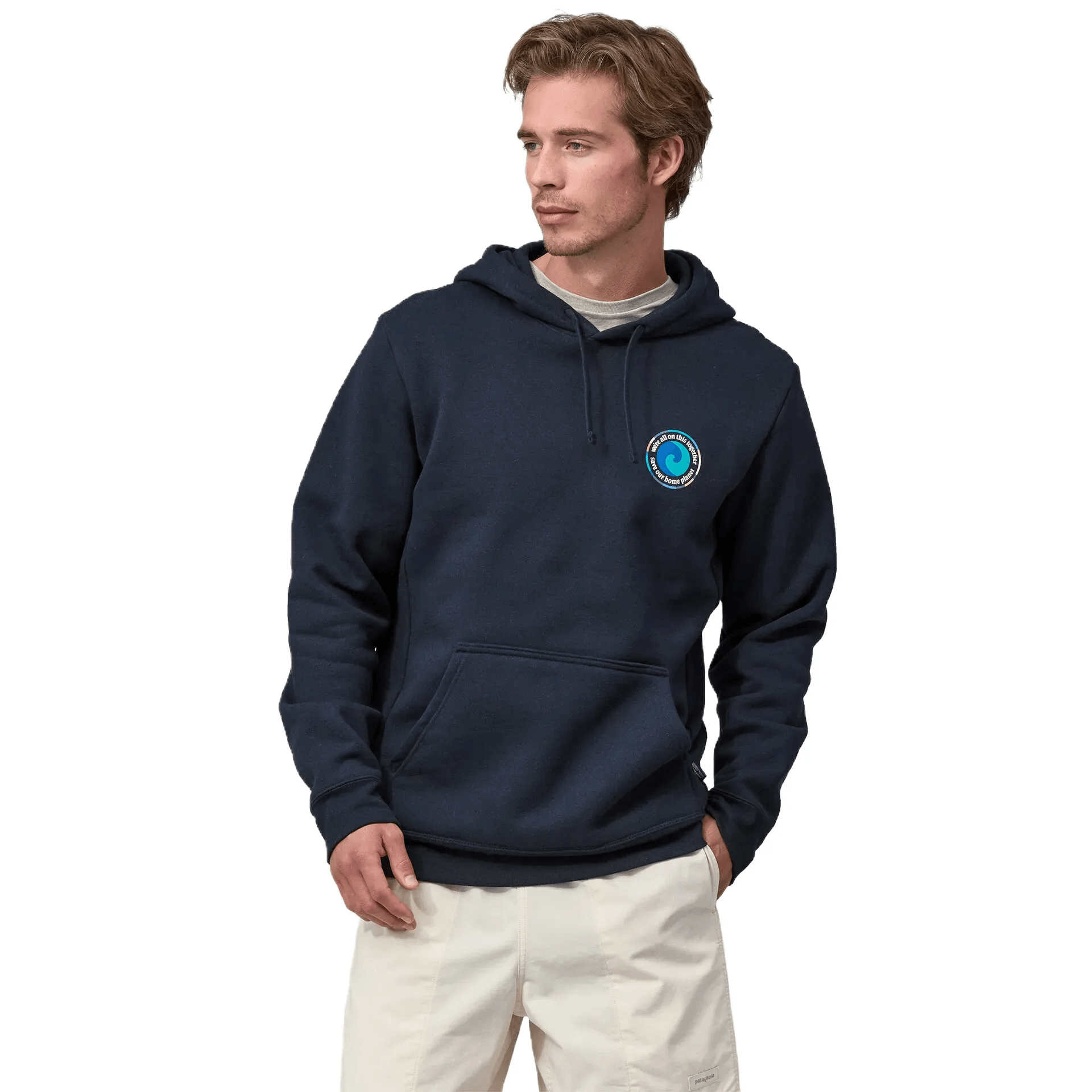 Navy patagonia hot sale hoodie