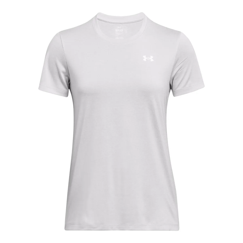 Under Armour Women's Short Sleeve T-shirt Tech Twist Grey in Gray