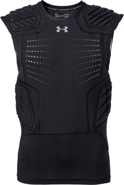 under armour football padded compression shirt