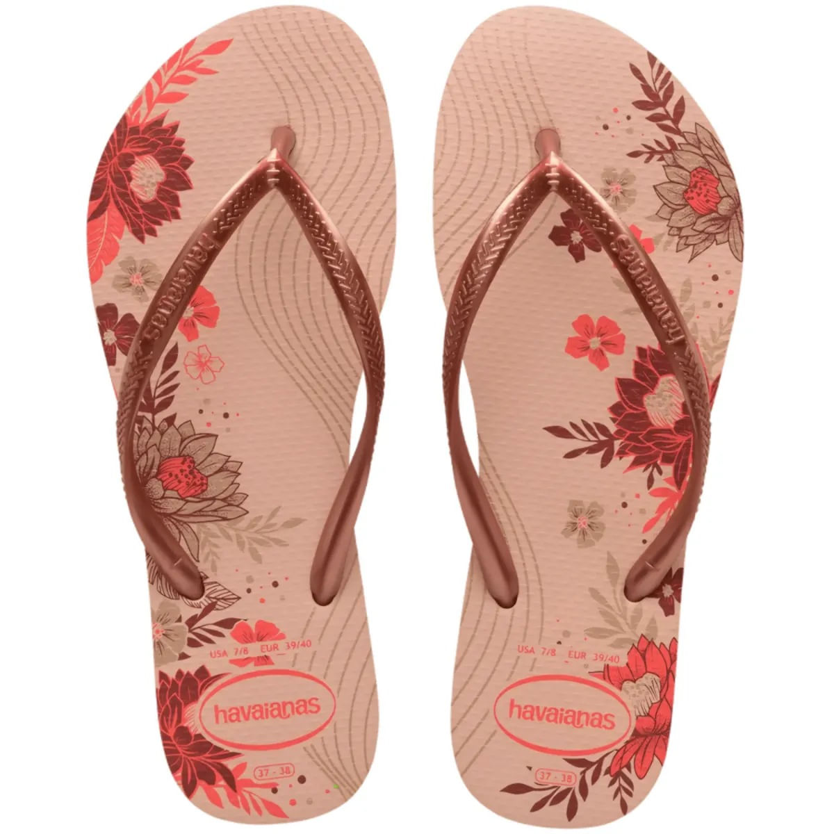 Sandalia fashion havaiana feminina