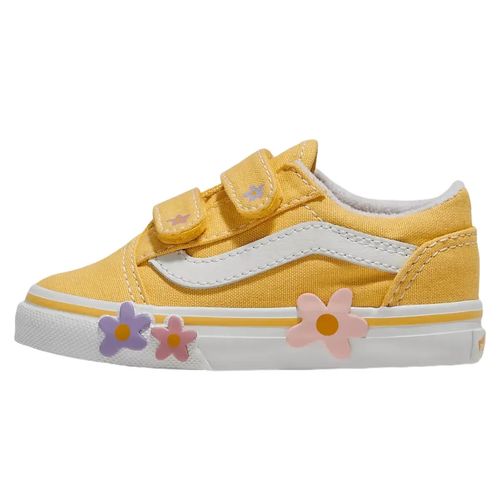 Vans Old Skool V Flower Shoe - Toddler