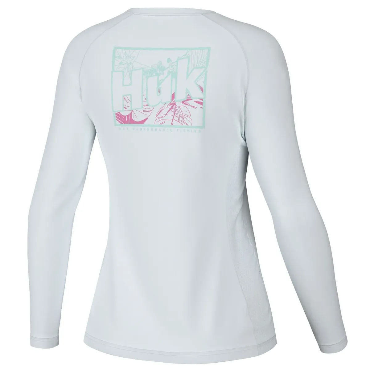 Huk Women's Brackish Pursuit Shirt, Small, Wedgewood