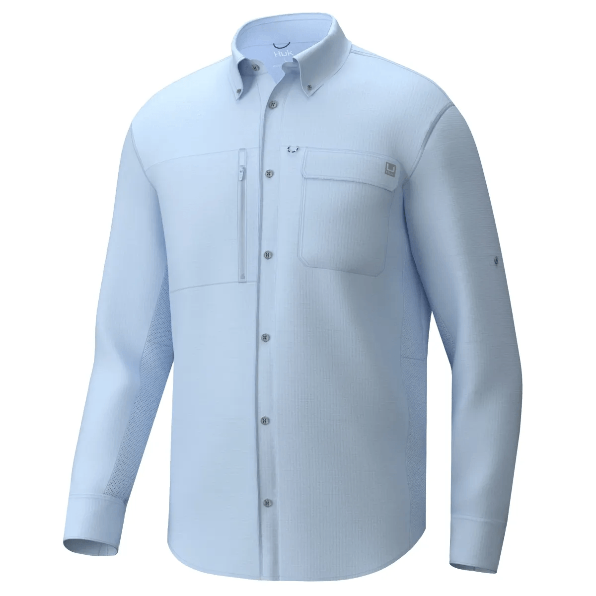 Huk A1A Button-Down Shirt - Men's Ice Water XL