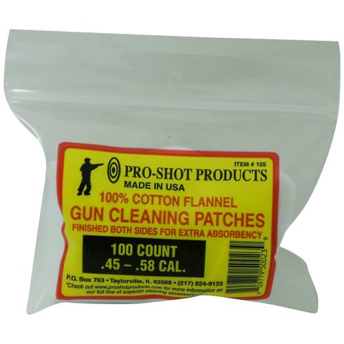 Pro-Shot .45-.58 Caliber Black Powder Patches