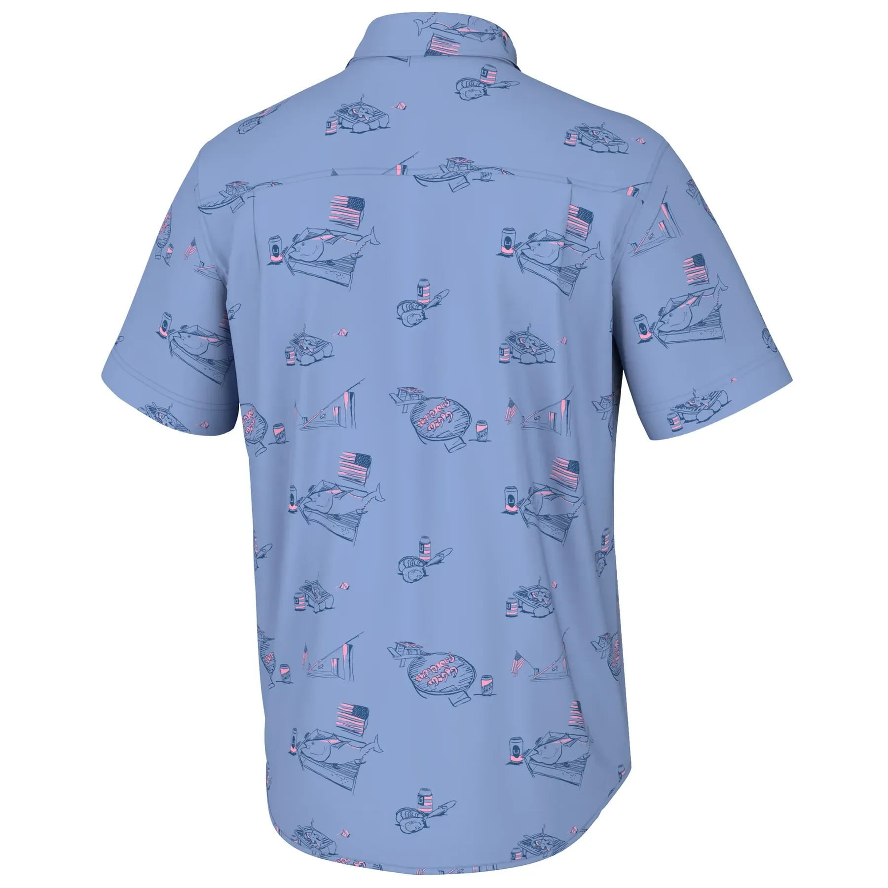 Huk Americookin Kona Button Down Shirt - Men's - Bobwards.com