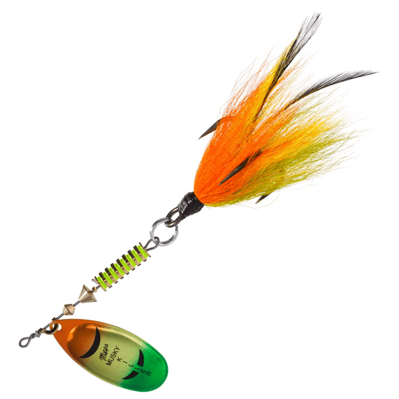 Mepps Musky Killer Bucktail Firetiger/Firetiger Platinum