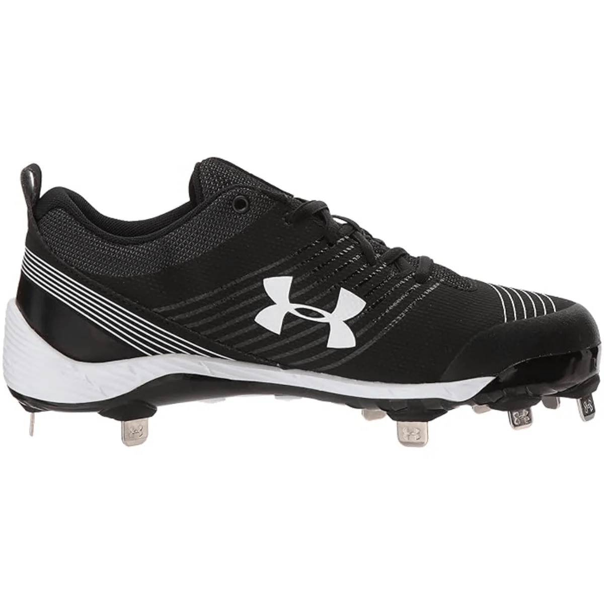 Under Armour Glyde Metal Softball Cleats Women s Black Black White 6.5