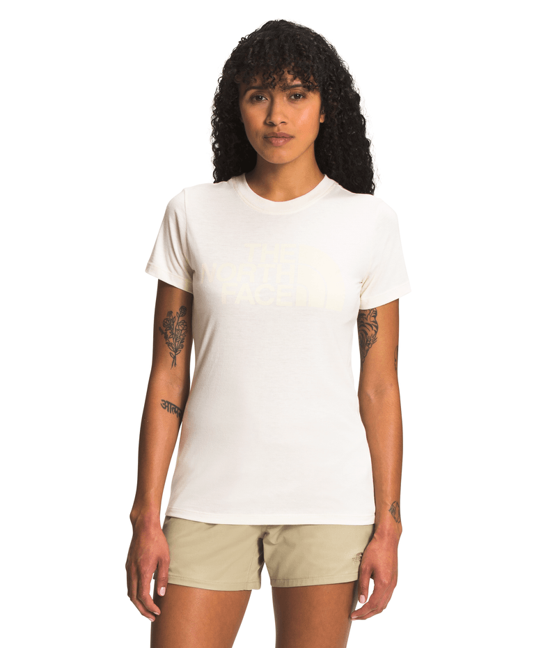 The North Face Half Dome Tri-Blend Short-Sleeve T-Shirt - Women's Gardenia White Heather, L