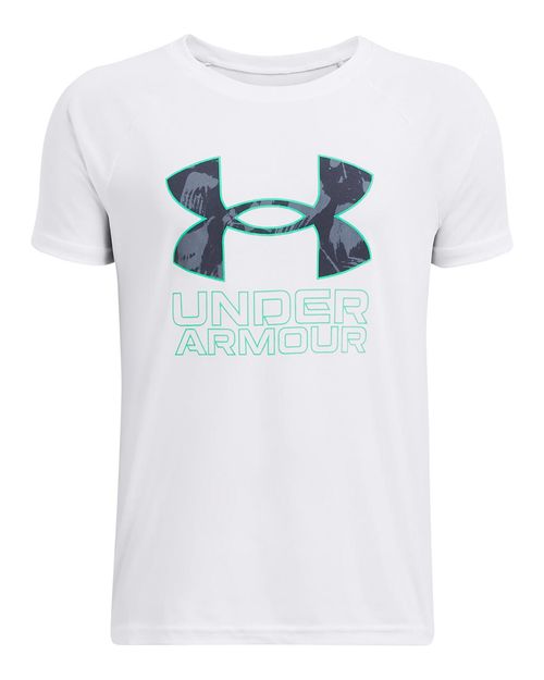 Under Armour Tech Hybrid Print Fill Short-Sleeve Shirt - Boys'