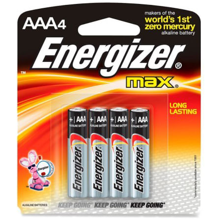 Energizer Max AAA Battery - 4 Pack