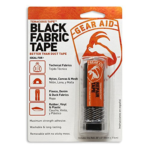GEAR AID Tenacious Tape Ultra Strong Fabric Repair Tape Platinum 