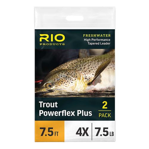 Rio Powerflex Plus 7.5ft 7X Leader (2 Pack)